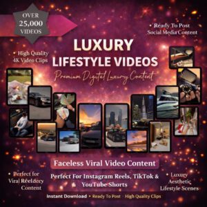 250,000+ Viral Reels Mega Pack 💥 Faceless Content (PLR/MRR) for TikTok, IG Reels & YouTube Shorts
