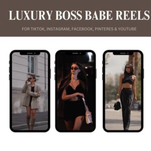 2000+ Viral Luxury Boss Babe Reels | Faceless Marketing Bundle with Resell Rights (MRR + PLR)