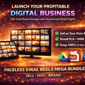 250,000+ Viral Reels Mega Pack 💥 Faceless Content (PLR/MRR) for TikTok, IG Reels & YouTube Shorts