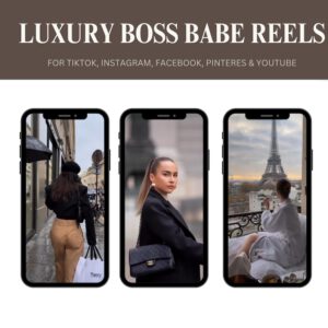 2000+ Viral Luxury Boss Babe Reels | Faceless Marketing Bundle with Resell Rights (MRR + PLR)