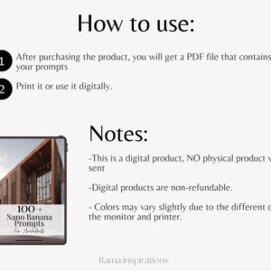 Nano Banana Prompts for Architects | AI Rendering Prompts, Architecture Templates & Design Guide