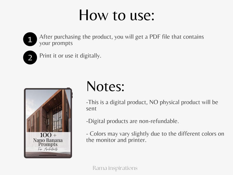 Nano Banana Prompts for Architects | AI Rendering Prompts, Architecture Templates & Design Guide - Image 4