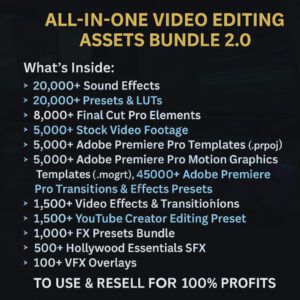 All-in-One 75M+ Digital Products Mega Bundle: PLR, MRR, eBooks & Templates (Instant Download)