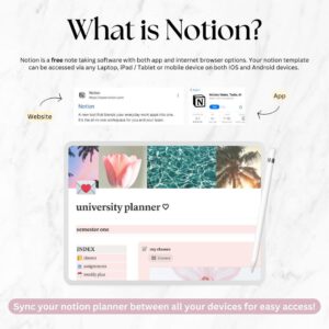 📚 Notion Student Planner 2026 | Complete Academic Dashboard + Notes System (MRR License)