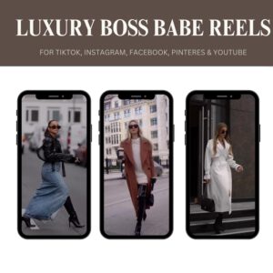 2000+ Viral Luxury Boss Babe Reels | Faceless Marketing Bundle with Resell Rights (MRR + PLR)
