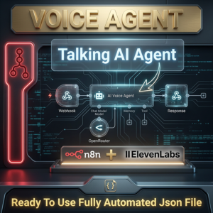 Build an AI Voice Assistant Workflow with n8n & ElevenLabs (JSON Template)