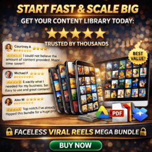 250,000+ Viral Reels Mega Pack (PLR/MRR) | Done-for-You Faceless Content for Instagram, TikTok & YouTube Shorts