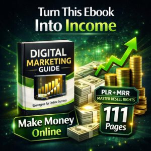 111-Page Make Money Online eBook | Canva Editable | PLR + MRR Resell Rights | Start Earning Passive Income Today