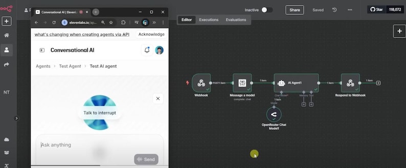 Build an AI Voice Assistant Workflow with n8n & ElevenLabs (JSON Template) - Image 2