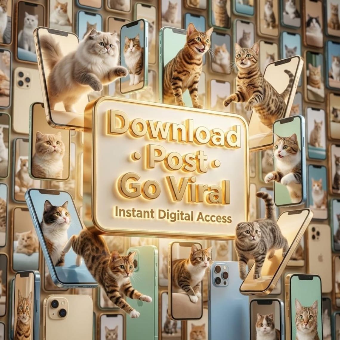 🐱 2200+ Viral Cat Reels Bundle | Funny AI & Real Cat Videos (PLR + MRR) | Ready-to-Resell Digital Download - Image 6