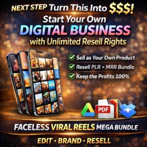 250,000+ Viral Reels Mega Pack (PLR/MRR) | Done-for-You Faceless Content for Instagram, TikTok & YouTube Shorts