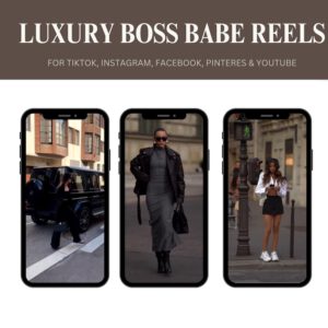 2000+ Viral Luxury Boss Babe Reels | Faceless Marketing Bundle with Resell Rights (MRR + PLR)
