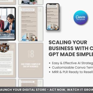 AI-Powered Business Growth: ChatGPT Marketing Guide (Ready-to-Resell MRR Ebook)