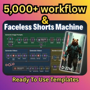 5000+ n8n Automations + AI Faceless Video Generator Agents 🚀 Powered by ChatGPT