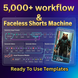 5000+ n8n Automations + AI Faceless Video Generator Agents 🚀 Powered by ChatGPT